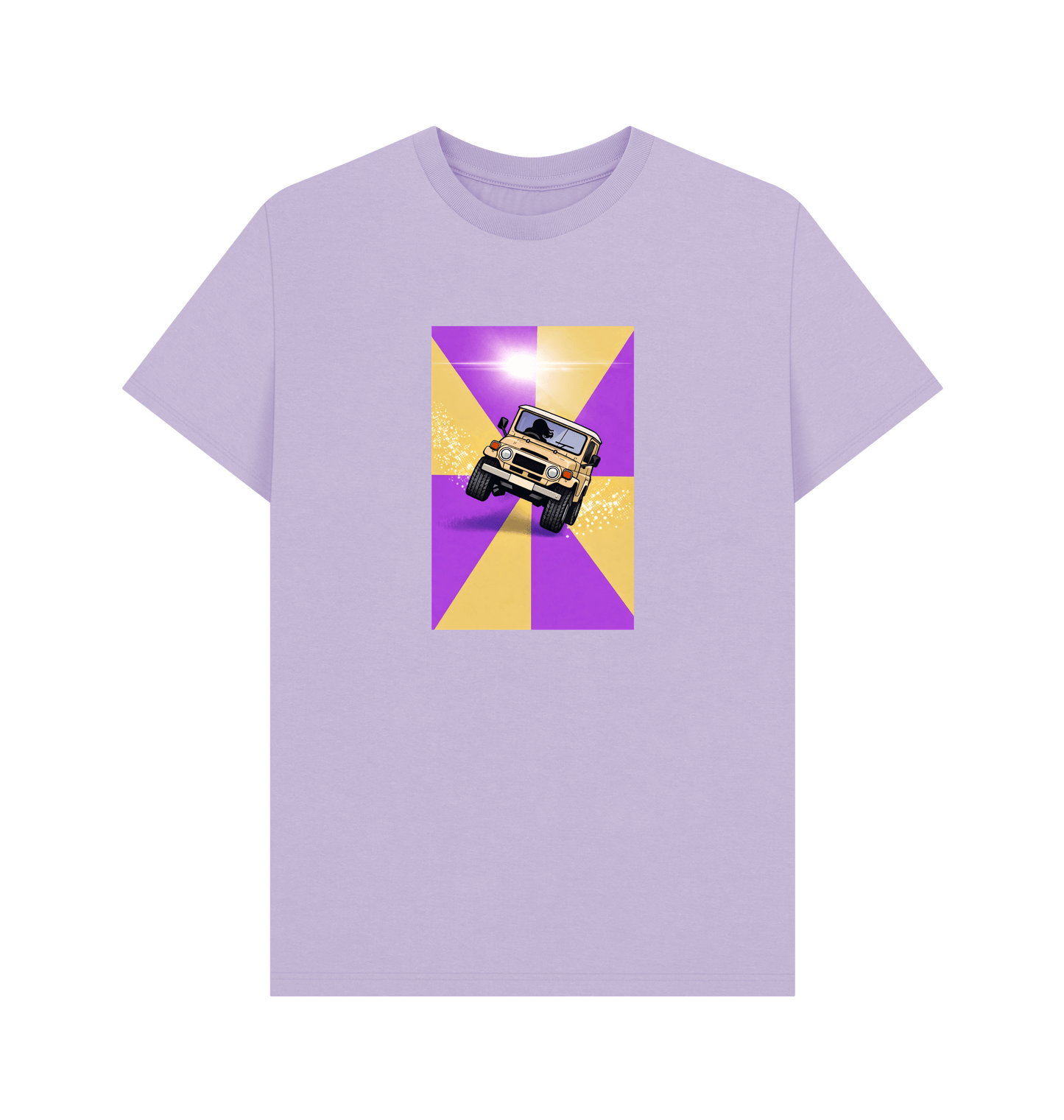 Lilac Printed T-shirt Front