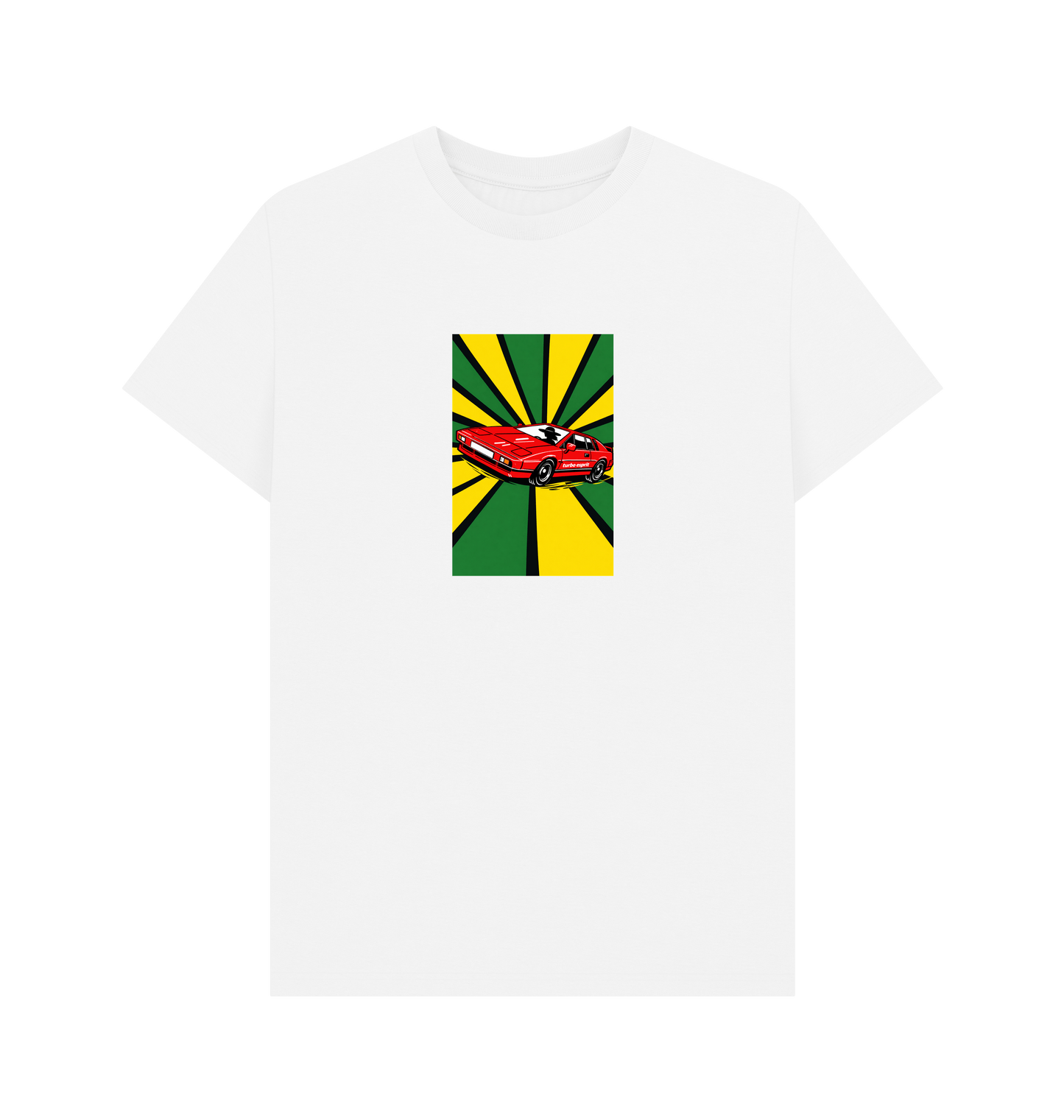 White Printed T-shirt Front