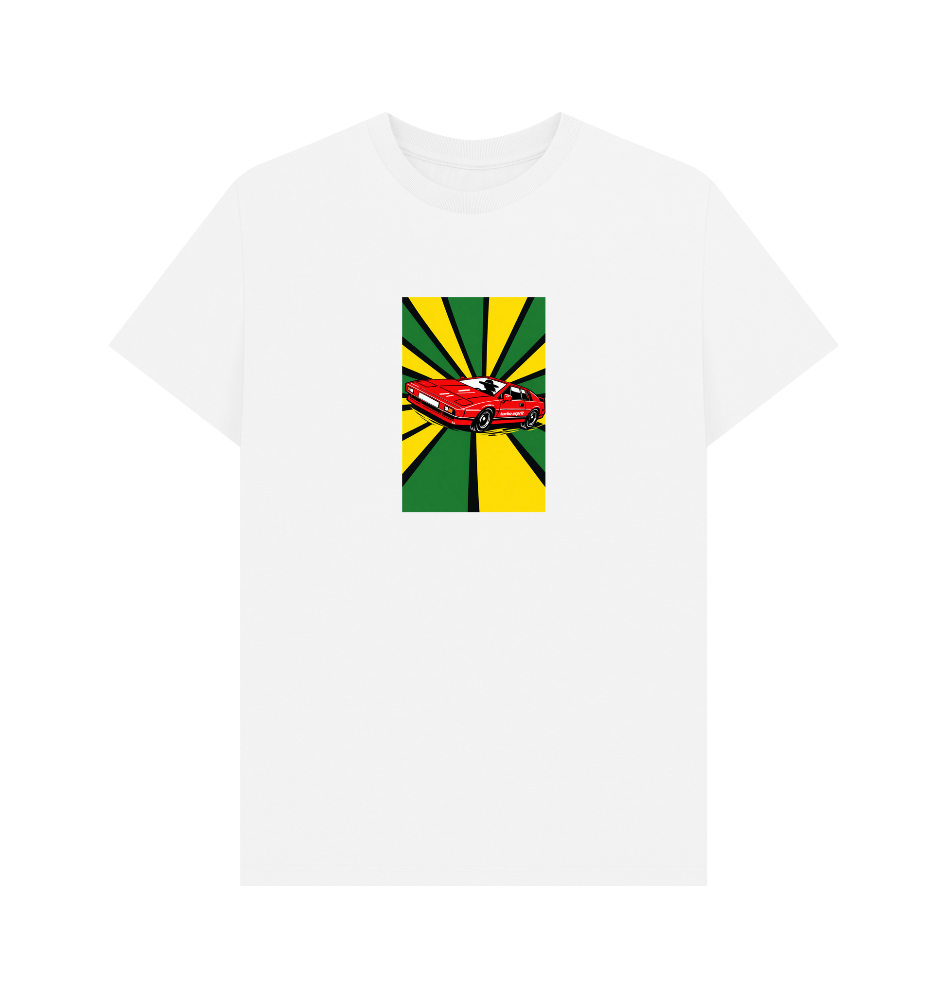 White Printed T-shirt Front